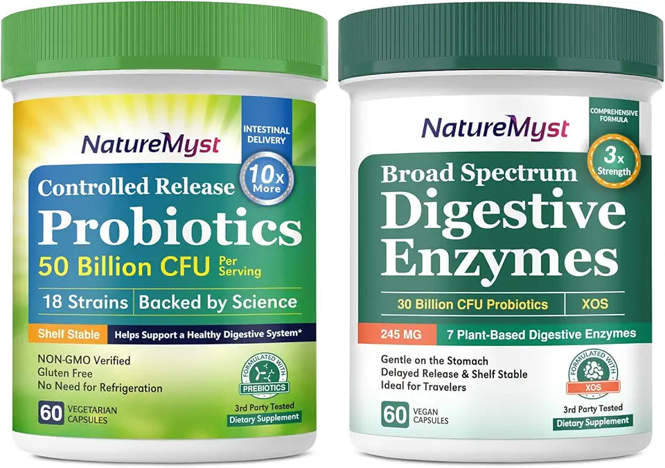 Probiotics 50 Billion and Digestive Enzymes N934