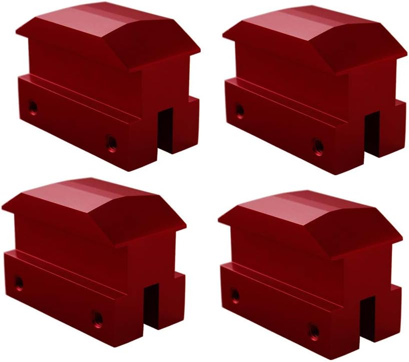 Red Aluminum Billet Jack Pad L103064