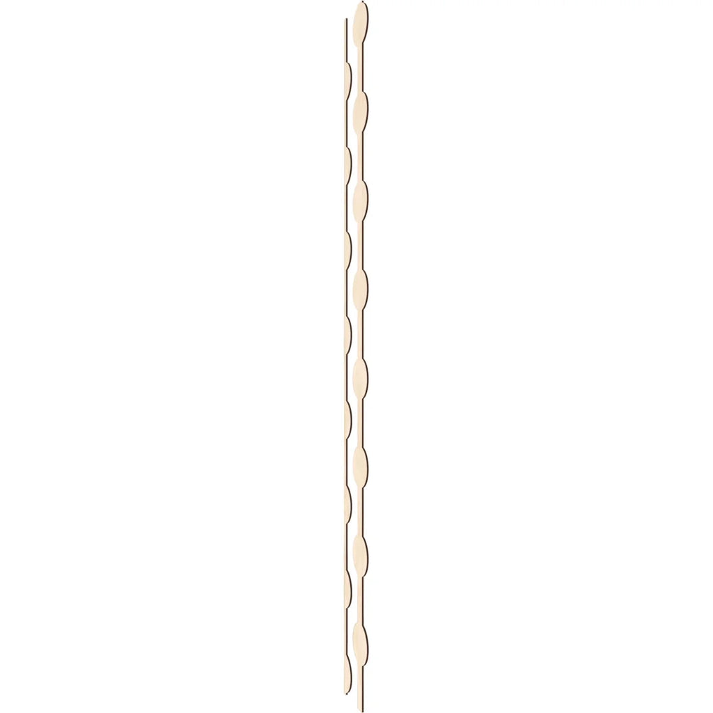 Adjustable Wood Decorative Slat Wall Panel Kit, Birch L953962