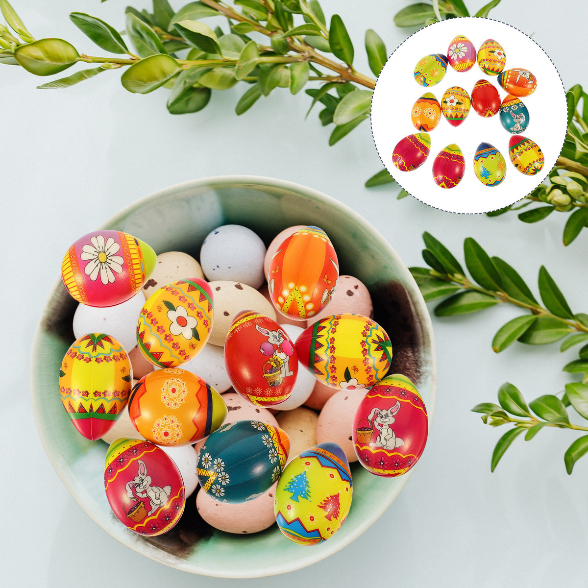 24 Pcs Squeezing Egg Stress Relief Toys Q879