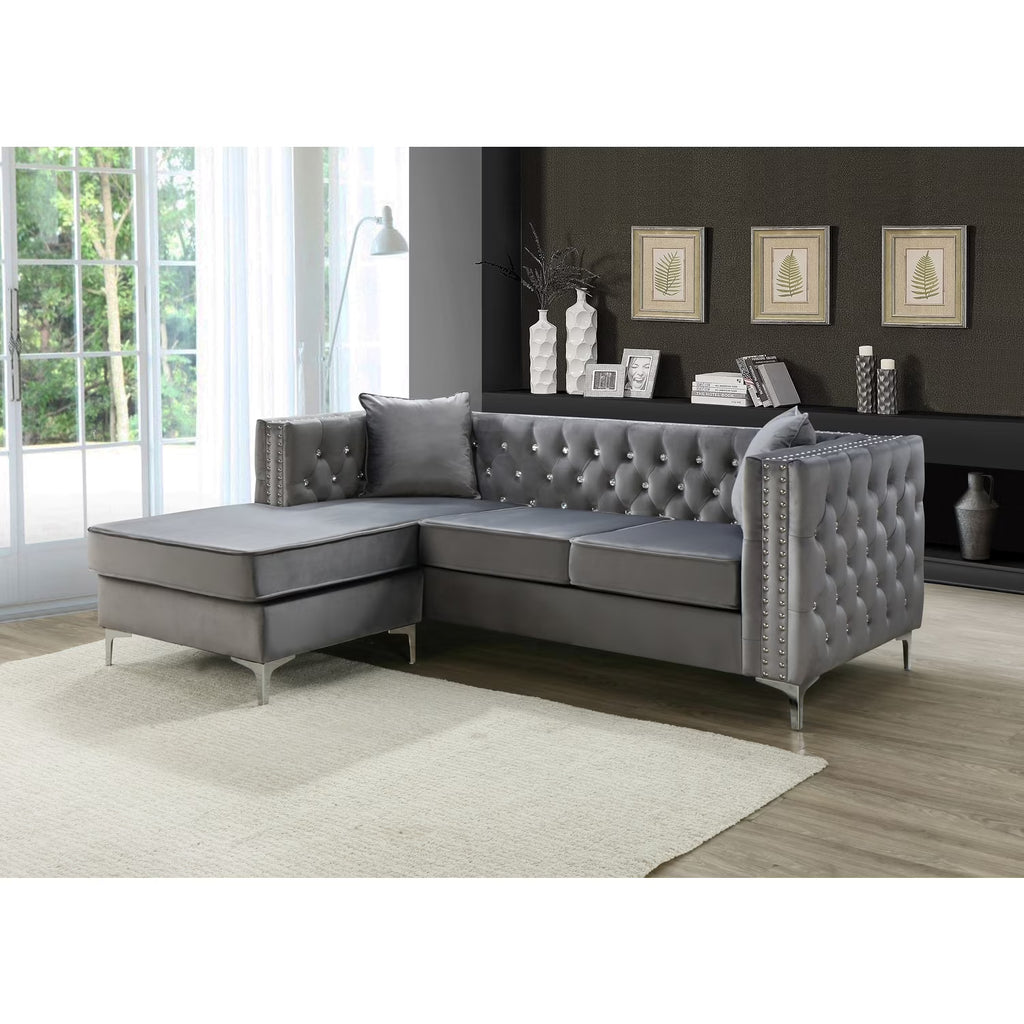 Gray Sofa Chaise I554362