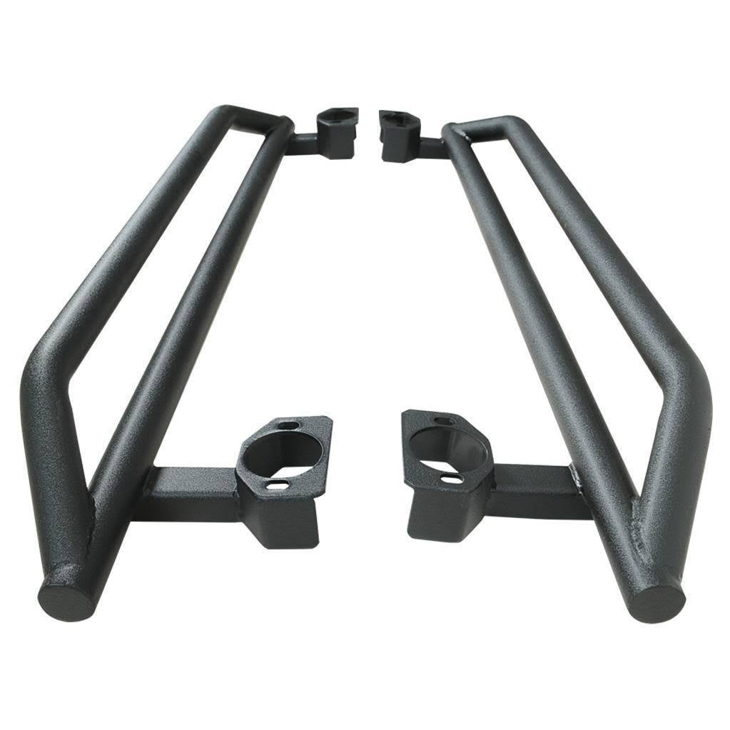 Textured Black Rock Guards for Jeep Wrangler JK 2 Door D6824