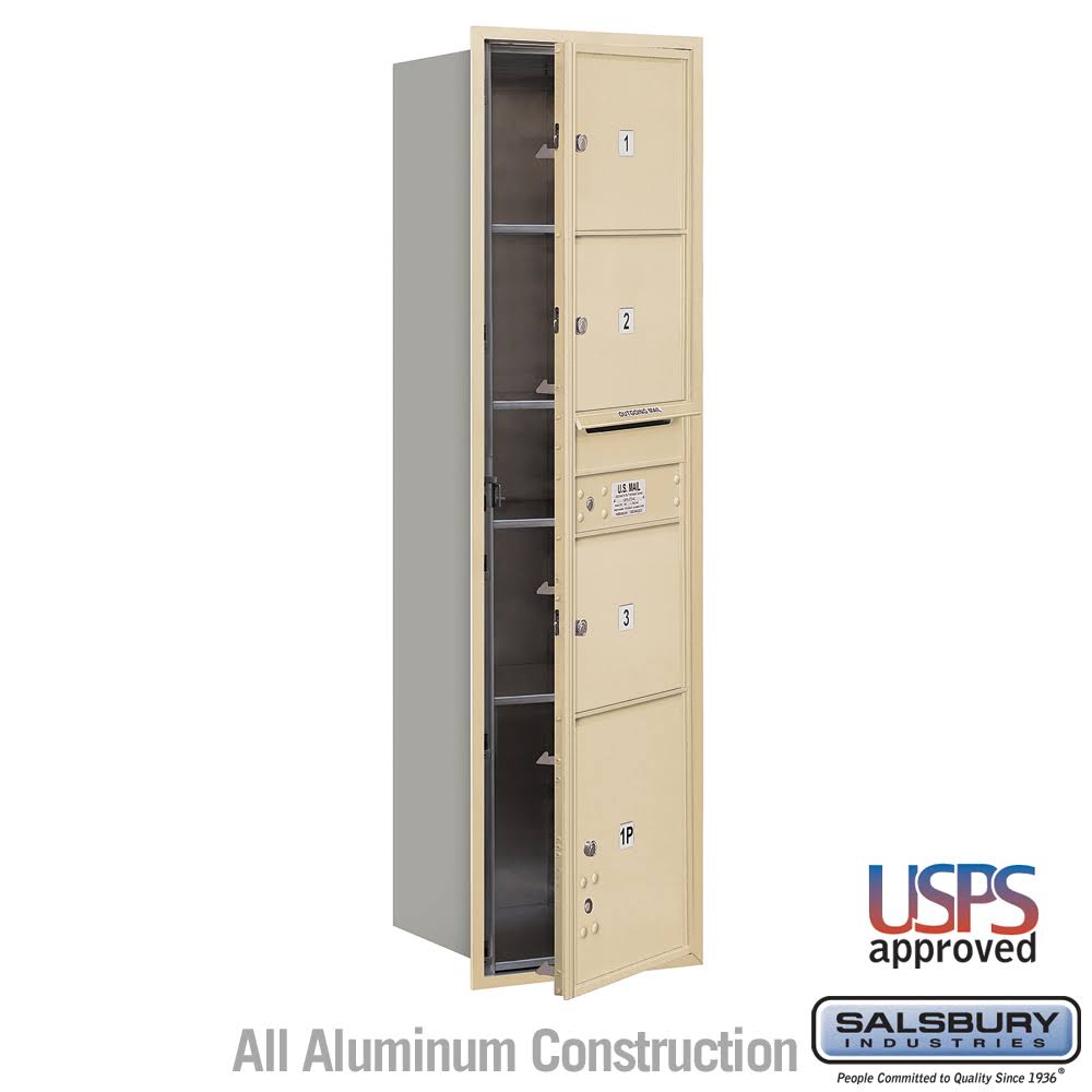 4C Horizontal Mailbox, Sandstone F1732