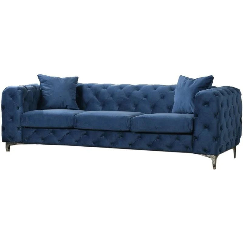 Blue Velvet Sofa M5930
