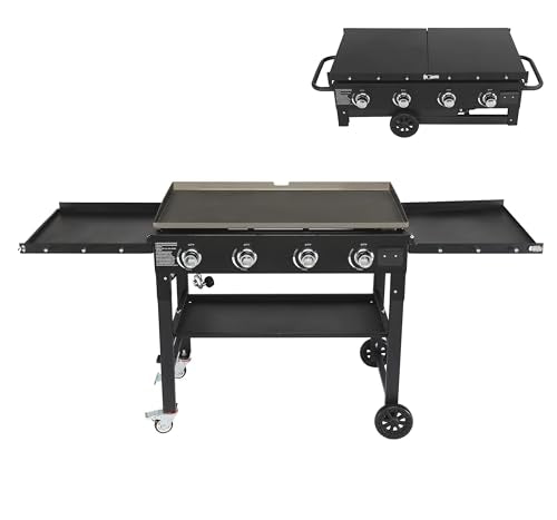 2 Burner Portable Flat Top Gas Grill Q574