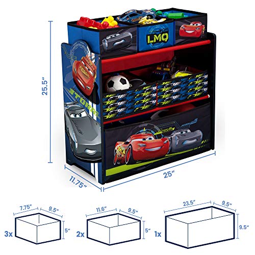 6 Bin Toy Storage Organizer V44009