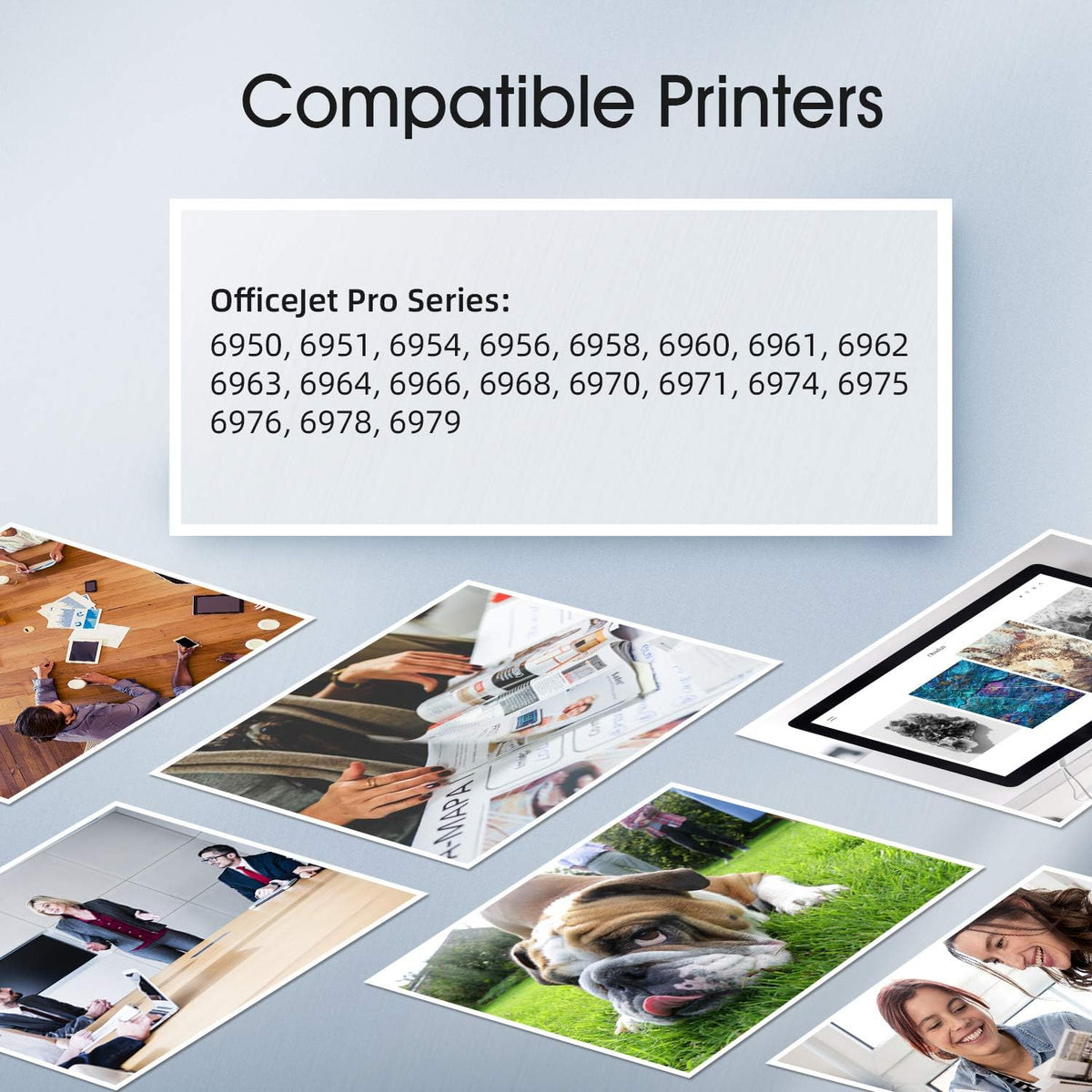 Compatible Ink Cartridge for HP OfficeJet Pro Printer (8 Pack) Z796395