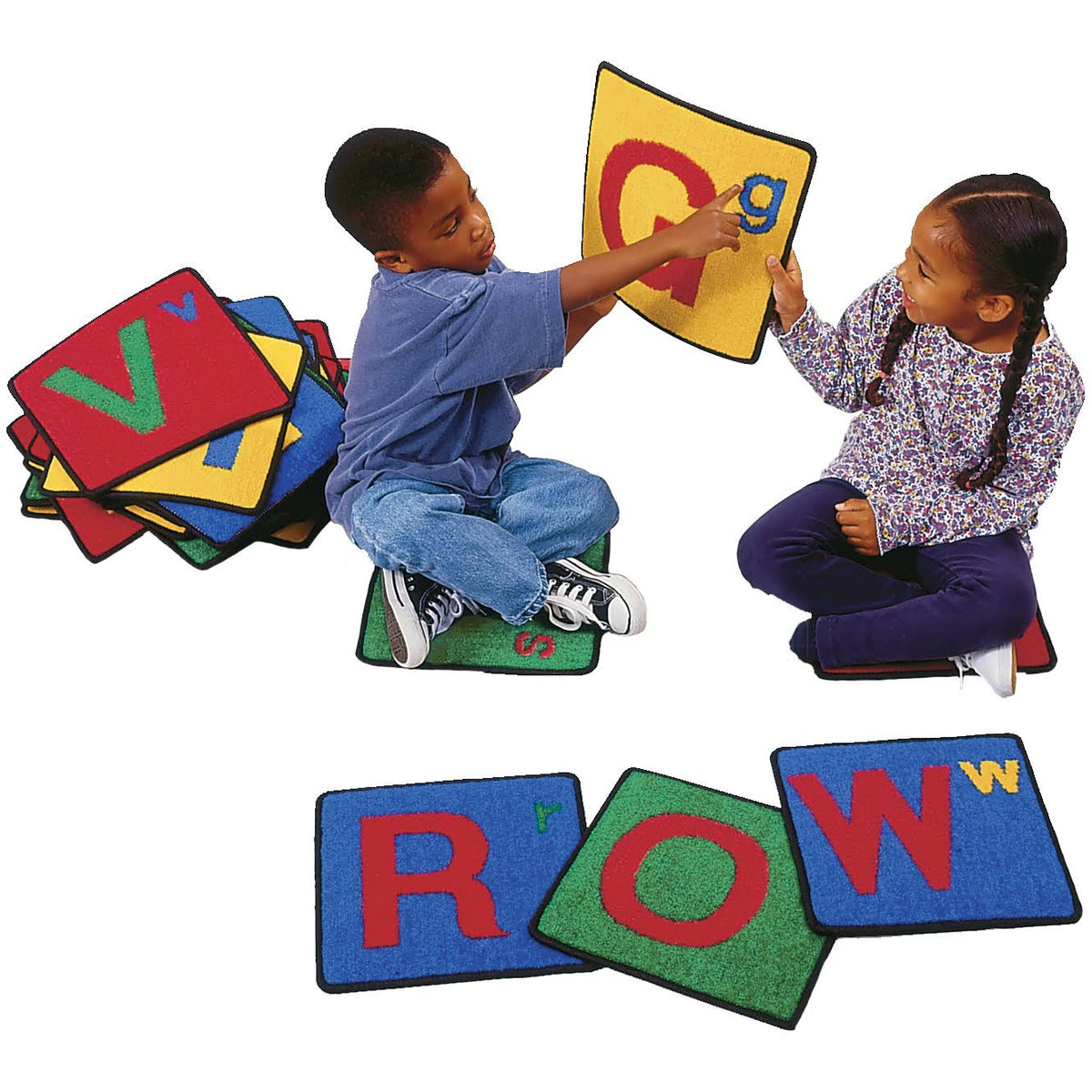 Alphabet Squares Carpet, Set of 26 P7027