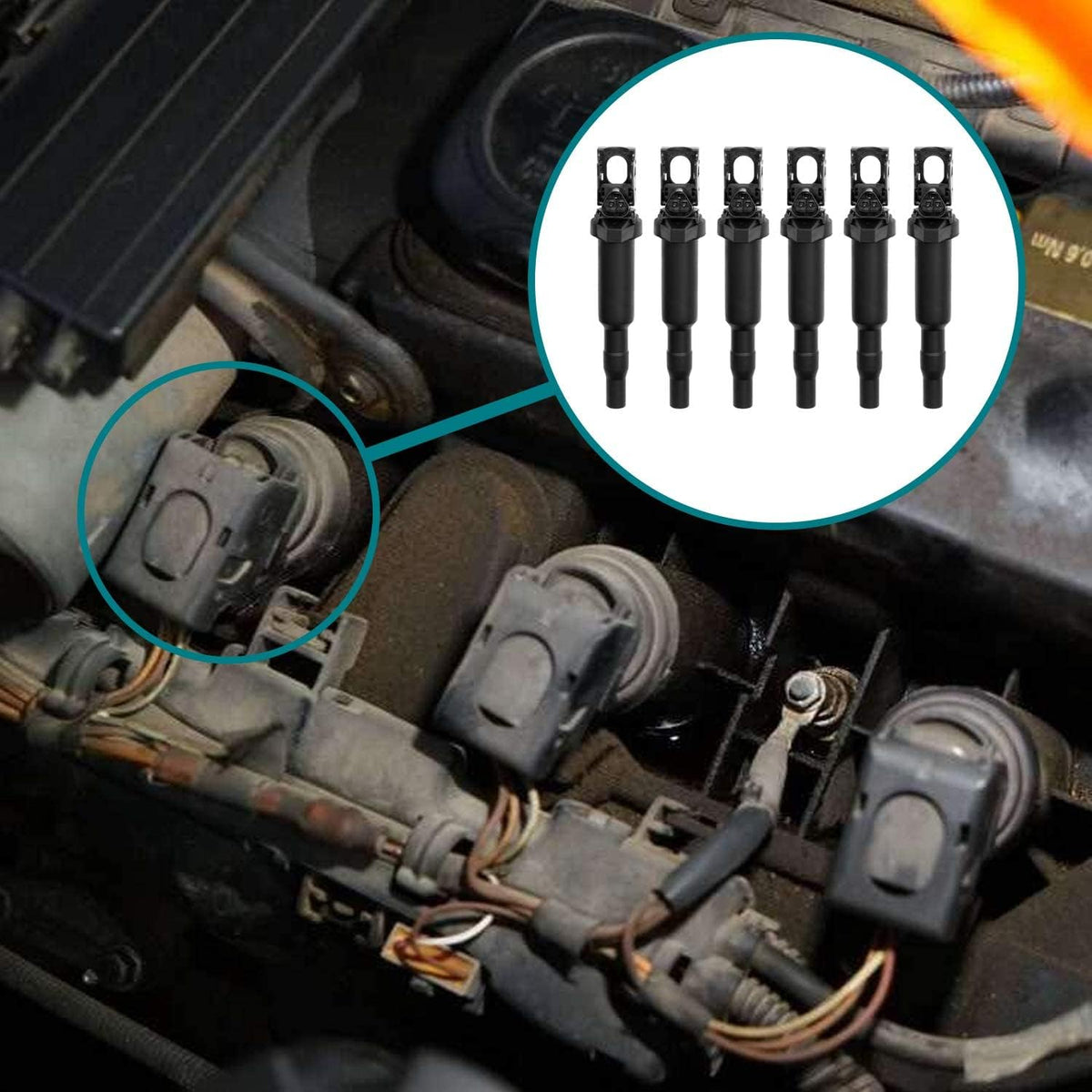 Ignition Coil Pack Set of 6 D138533