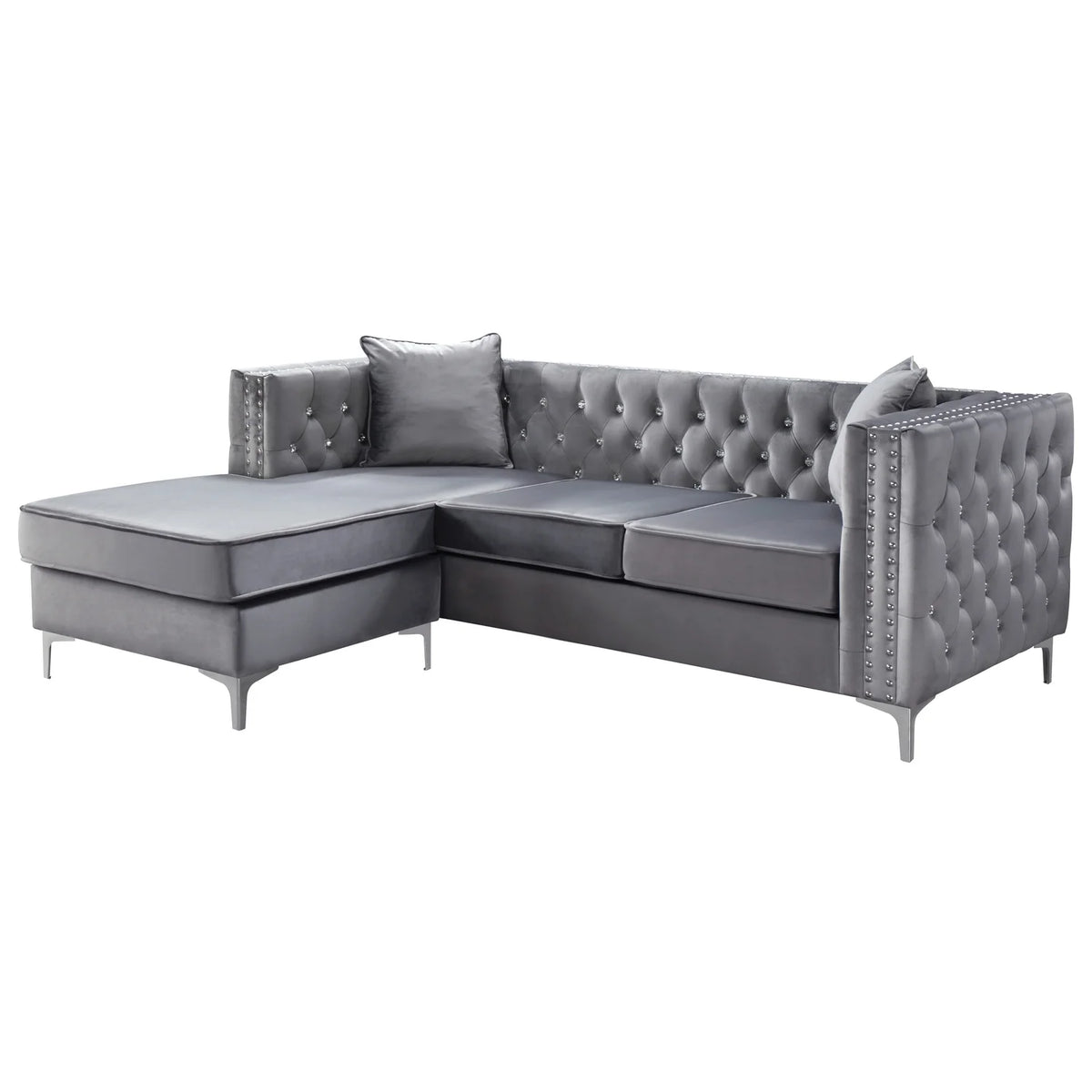 Gray Sofa Chaise I554362