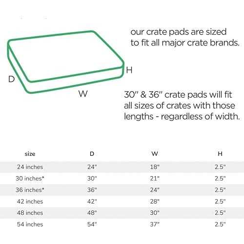 Wool-Filled Dog Crate Pad E62440