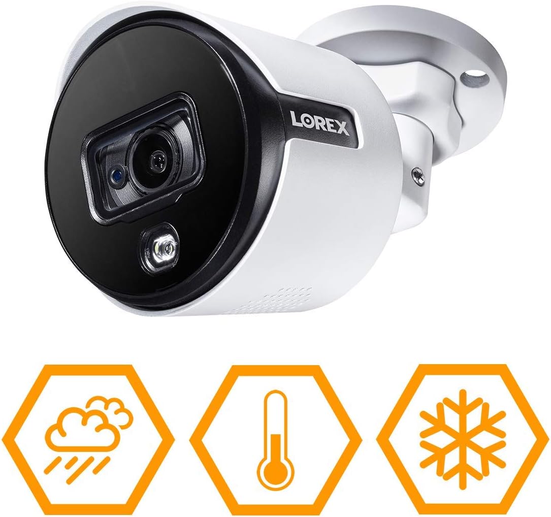 4K Ultra HD Indoor / Outdoor Security System with 8-Channel 2TB DVR and Four 4K (8MP) Active Deterrence Cameras J8741