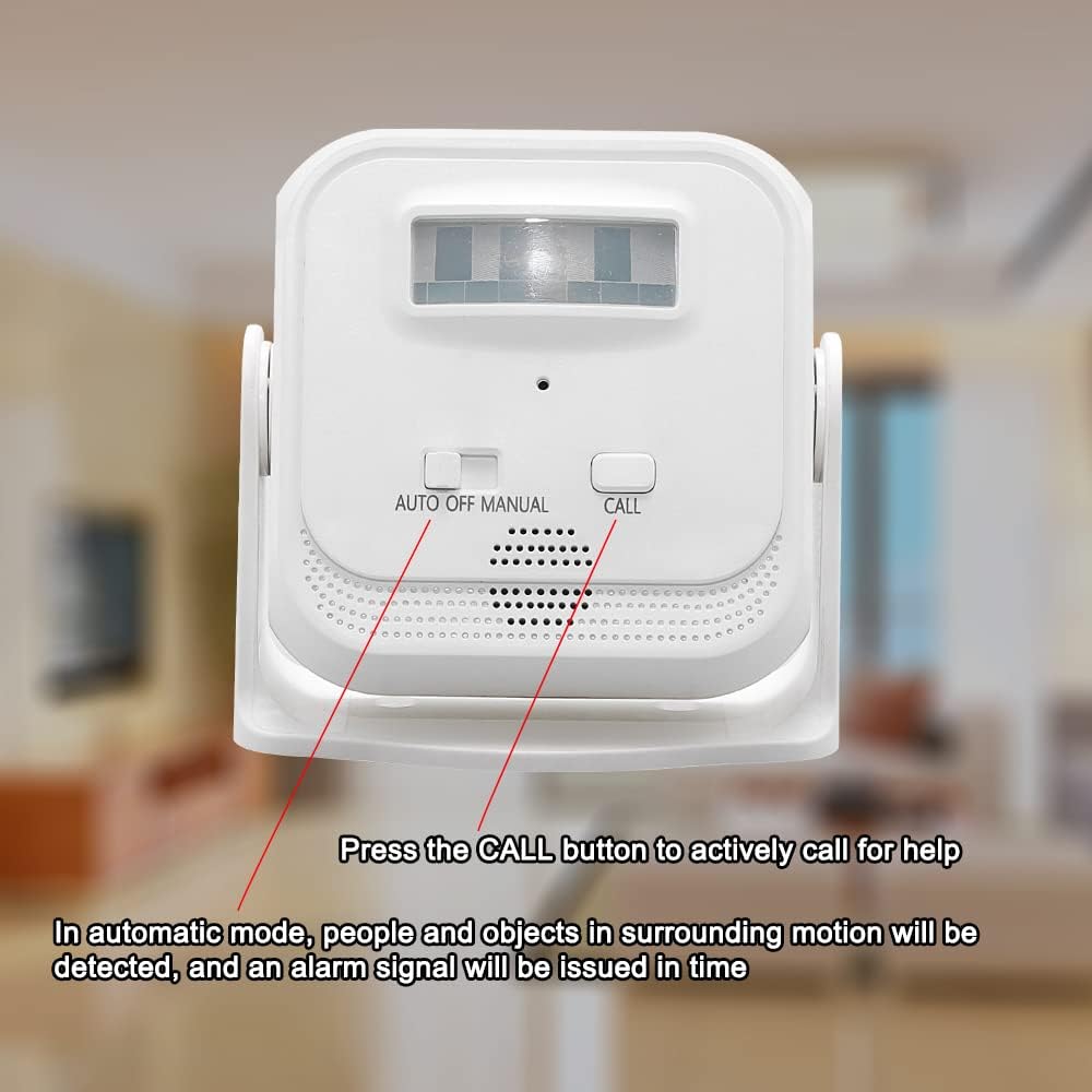 Wireless Motion Sensor Detection Alarm Call Button D56967