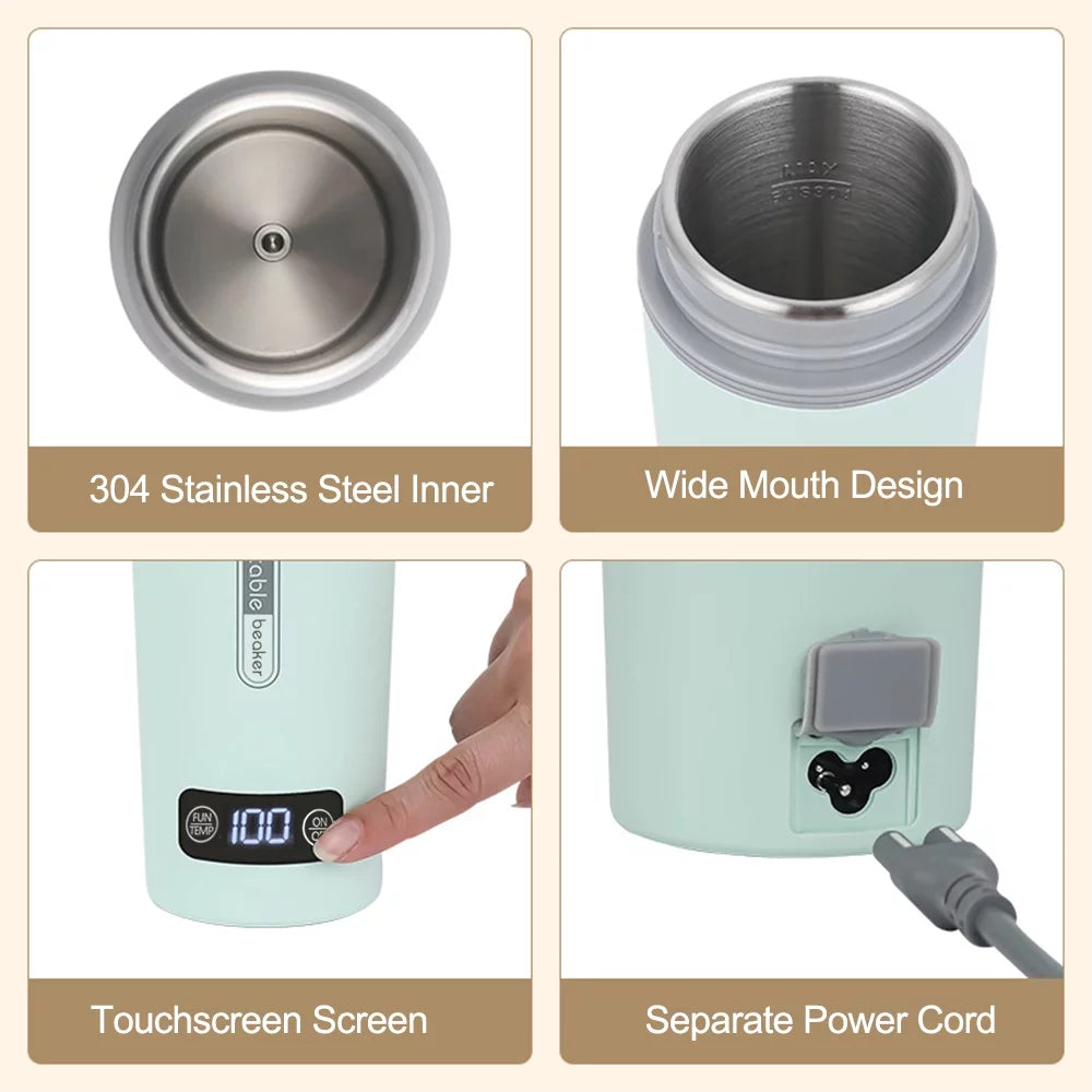 350ml Stainless Steel Portable Electric Kettle A96339