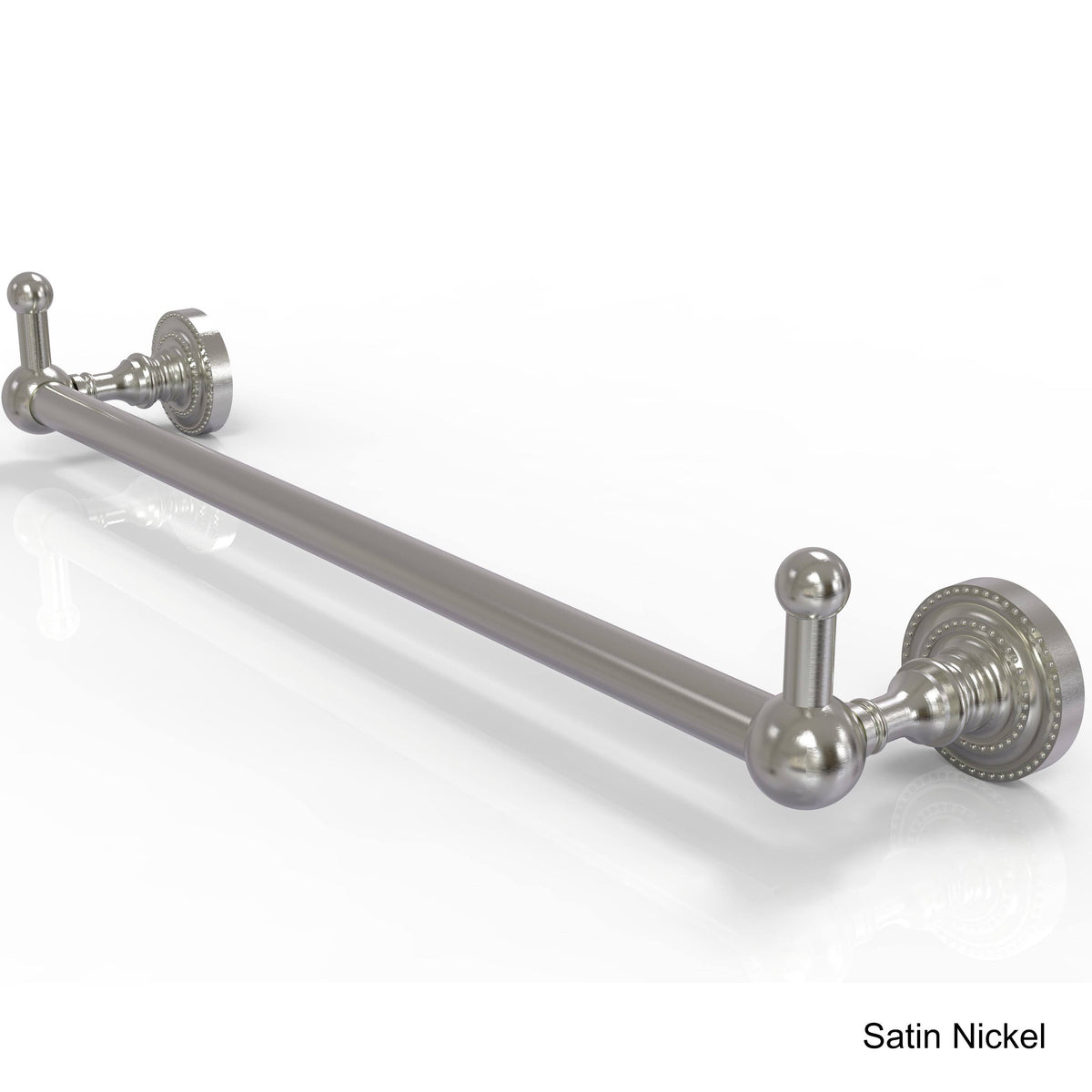 Antique Bronze 18 inch Towel Bar with Integrated Hooks B803915