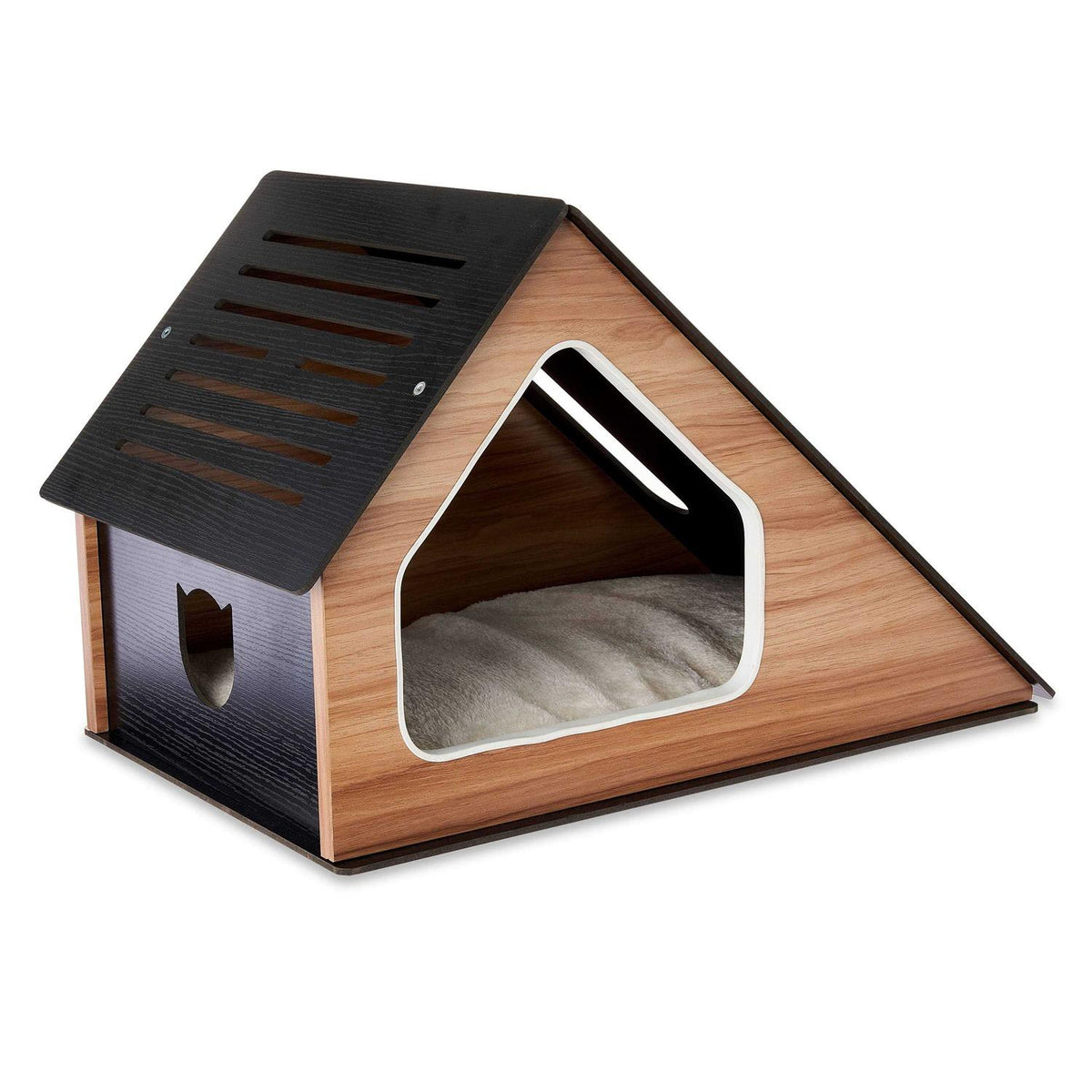 Modern Cat Condo with Sisal Scratching Pad O5988