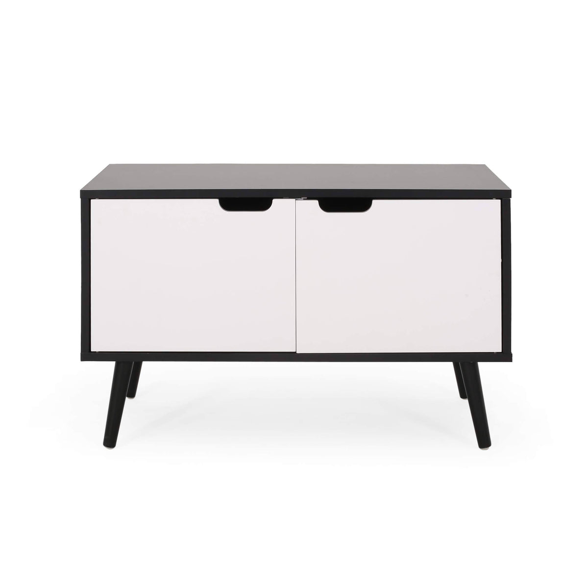2 Door Cabinet Black/White A63103