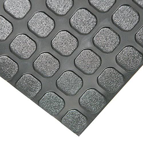Black 2mm Rubber Flooring Rolls N298