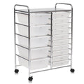 15-Drawer Utility Organizer Rolling Cart with Wheels U9535