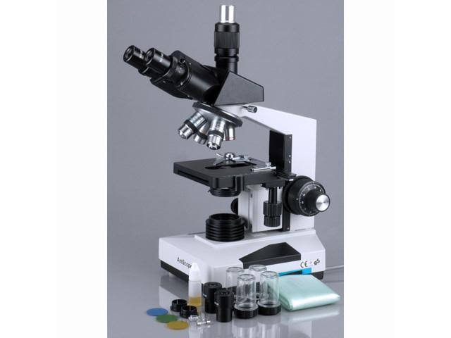40X-1600X Trinocular Microscope with 8MP Camera H9683