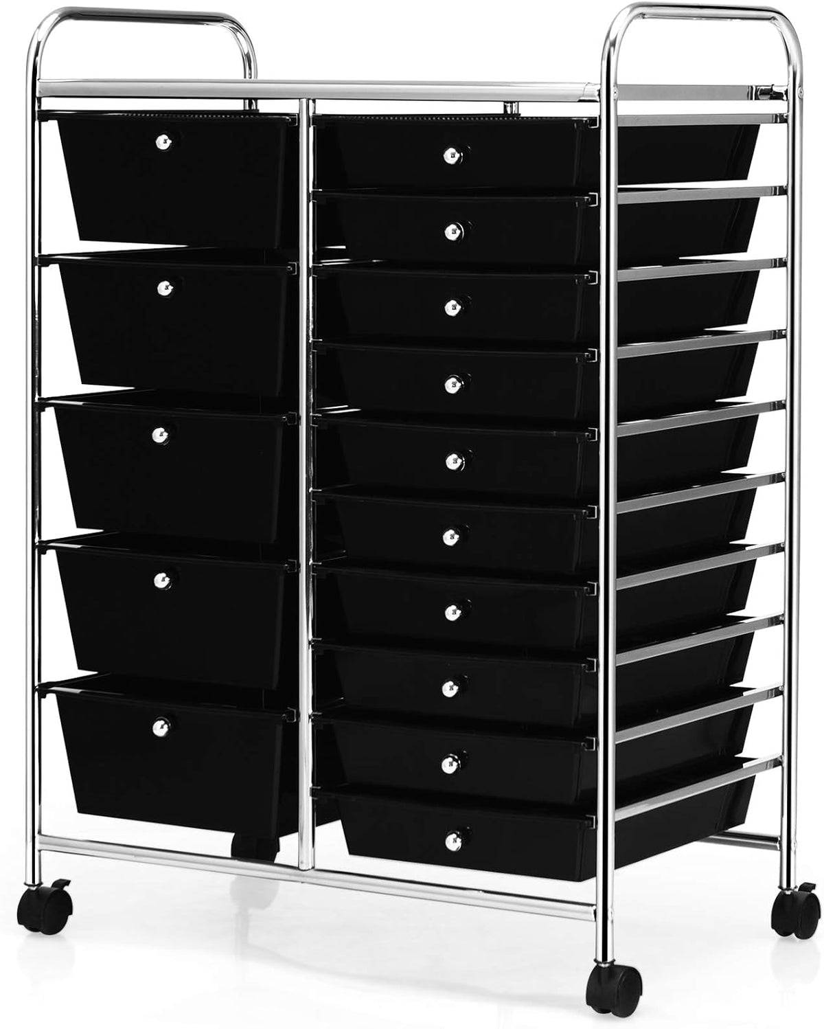 15-Drawer Rolling Storage Cart D372