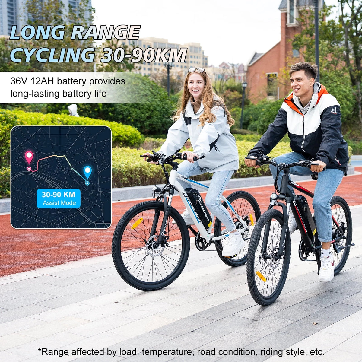 500W 26 Electric Bike with Removable 36V 12Ah Battery S8978