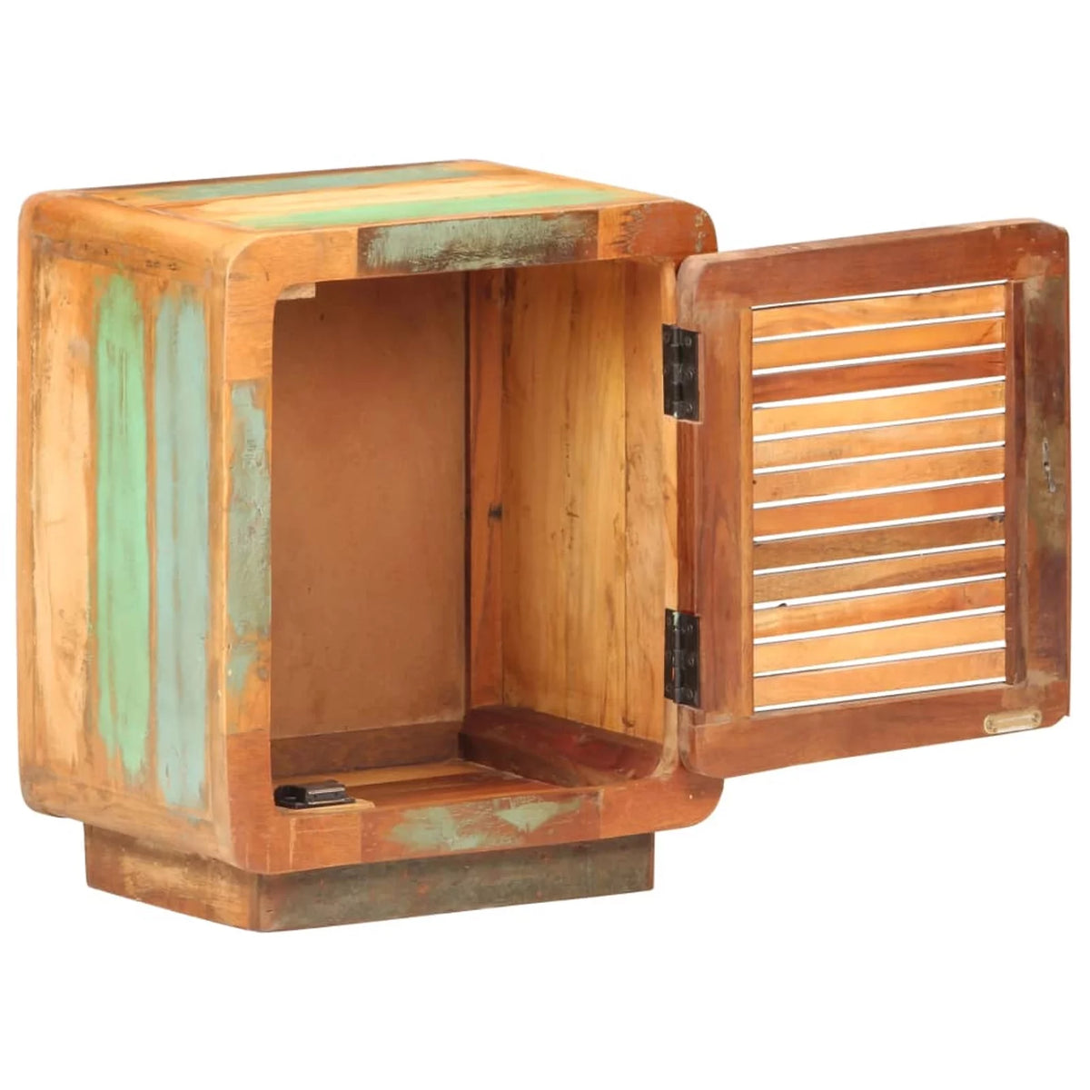 Bedside Cabinet Solid Reclaimed Wood F555281