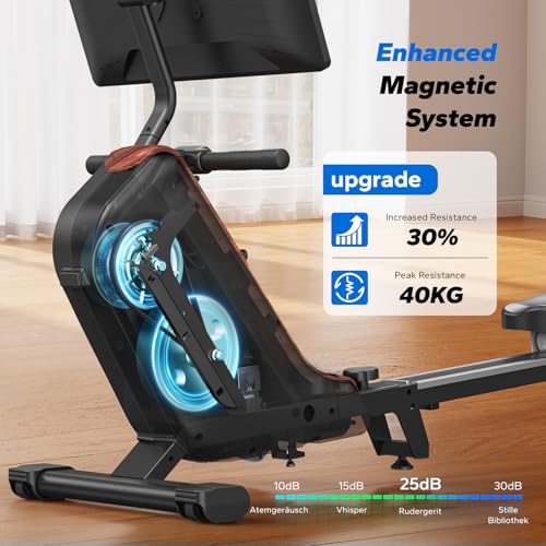 Electromagnetic Rowing Machine with 16-Level Resistance J27492