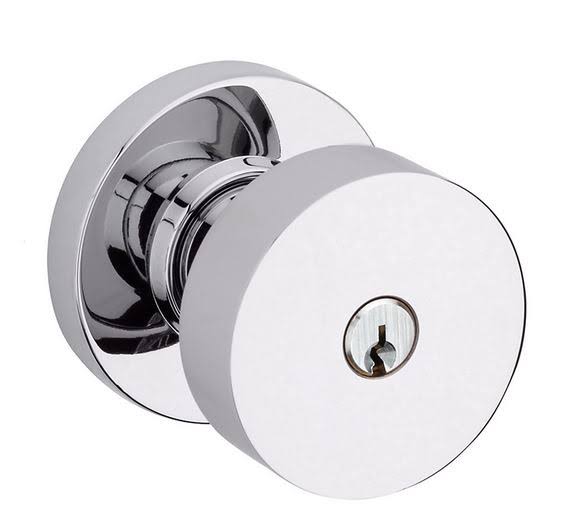 Keyed Entry Knobset for 2-1/4 inch Thick Doors Satin Brass R892