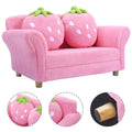 Kids Sofa Armrest Chair with 2 Pillow Pink Z309043