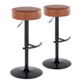 Adjustable Swivel Barstool Set Of 2 P963