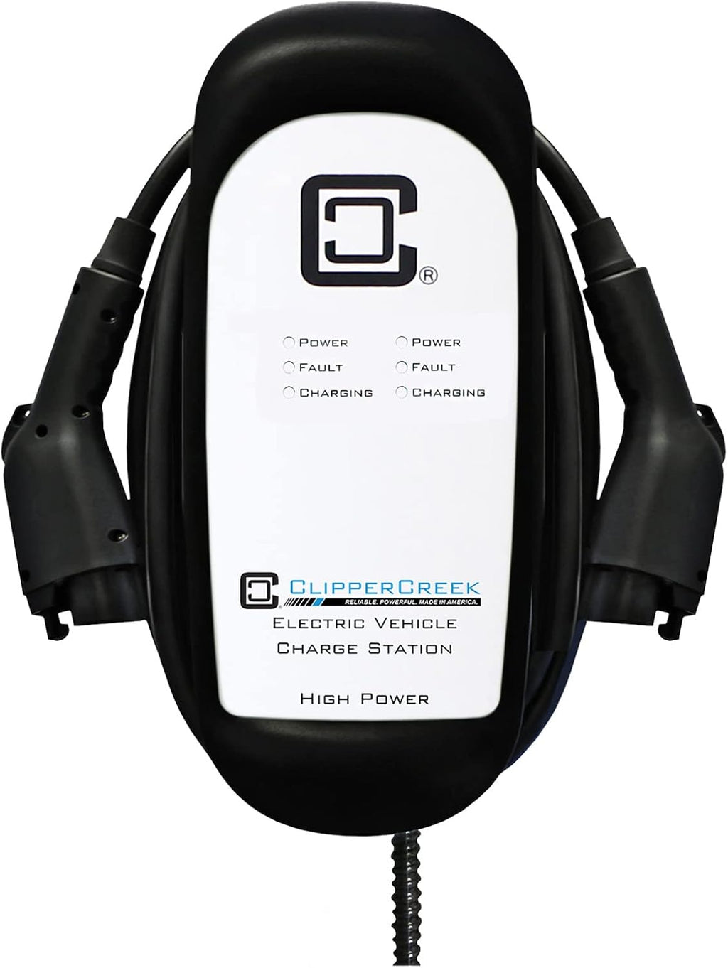 40 Amps Level 2 240 Volts EV Charger Hardwired with 25 feet Cables E593169