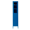 Blue Two Door Metal Cabinet F33419
