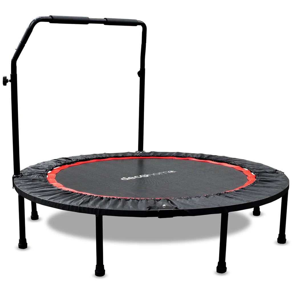 Folding Mini Trampoline with Adjustable Handle Bar H118147