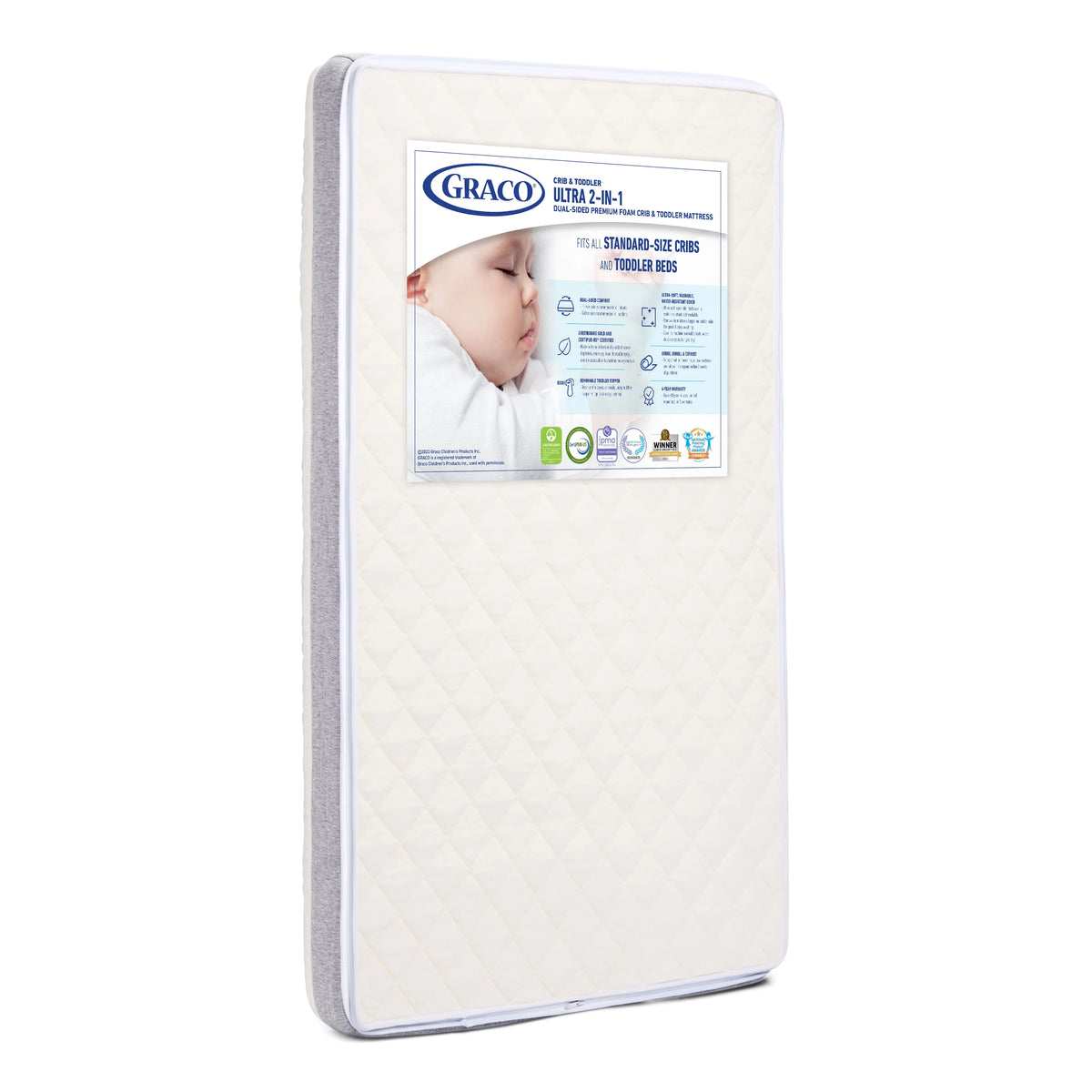 2-in-1 Crib and Toddler Mattress C930