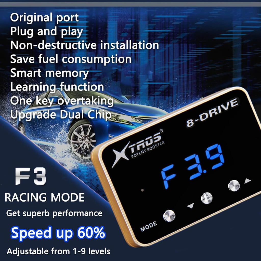Pedal Throttle Response Controller Electronic Accelerator Booster Pack of 2 E4067
