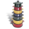 Red Round Dutch Oven W674