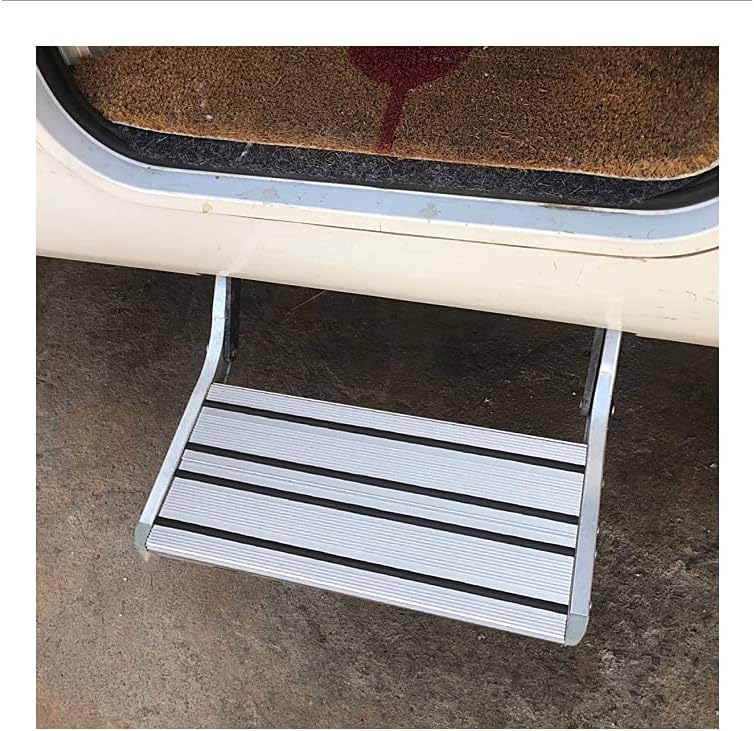 Manual Folding Step Ladder Aluminum Alloy Telescopic R293825