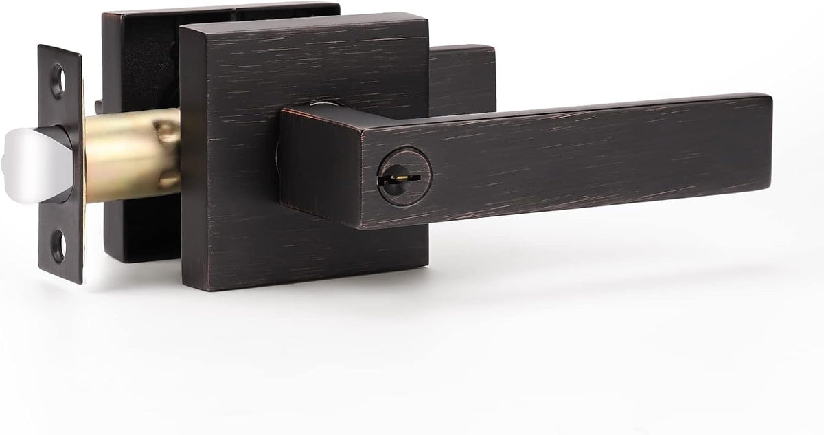 6 Pack Oil Rubbed Bronze Dummy Door Lever A1931