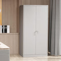 72 Inches Grey Metal Storage Cabinet with 4 Adjustable Shelves C184
