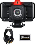 4K Studio Camera Bundle with Headphones and Screen Cleaning Wipes C443317