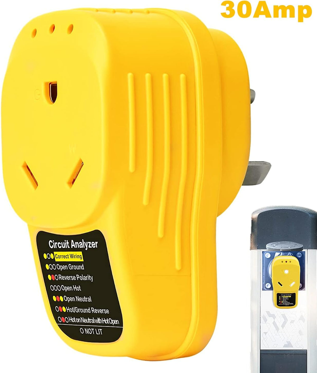 30 Amp Surge Protector with LED Indicator Light N562