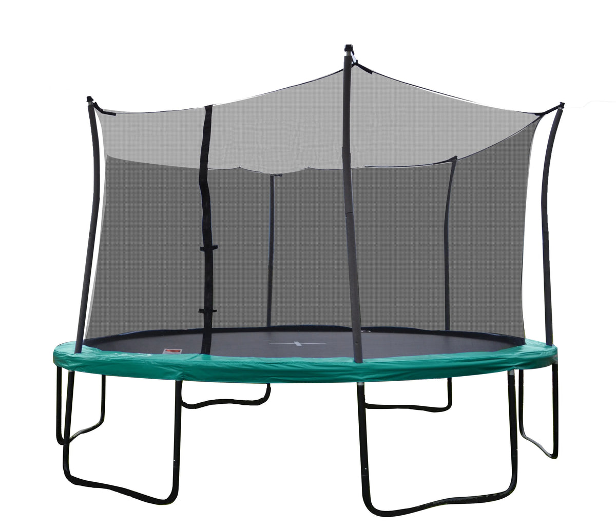 14' Round Trampoline with Safety Enclosure and Basketball Hoop K826016