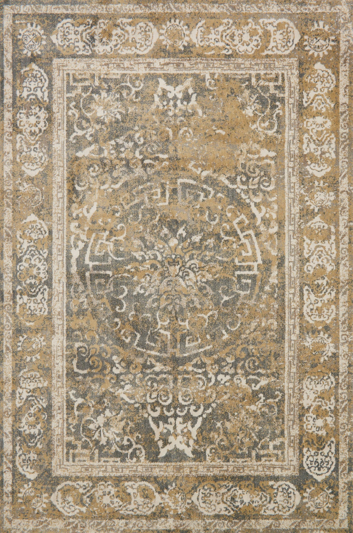 Beige Grey 7'10 x 10'10 Rug T126