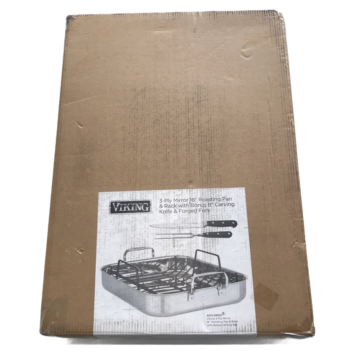 3-Ply Roasting Pan with Rack & Carving Set D531585