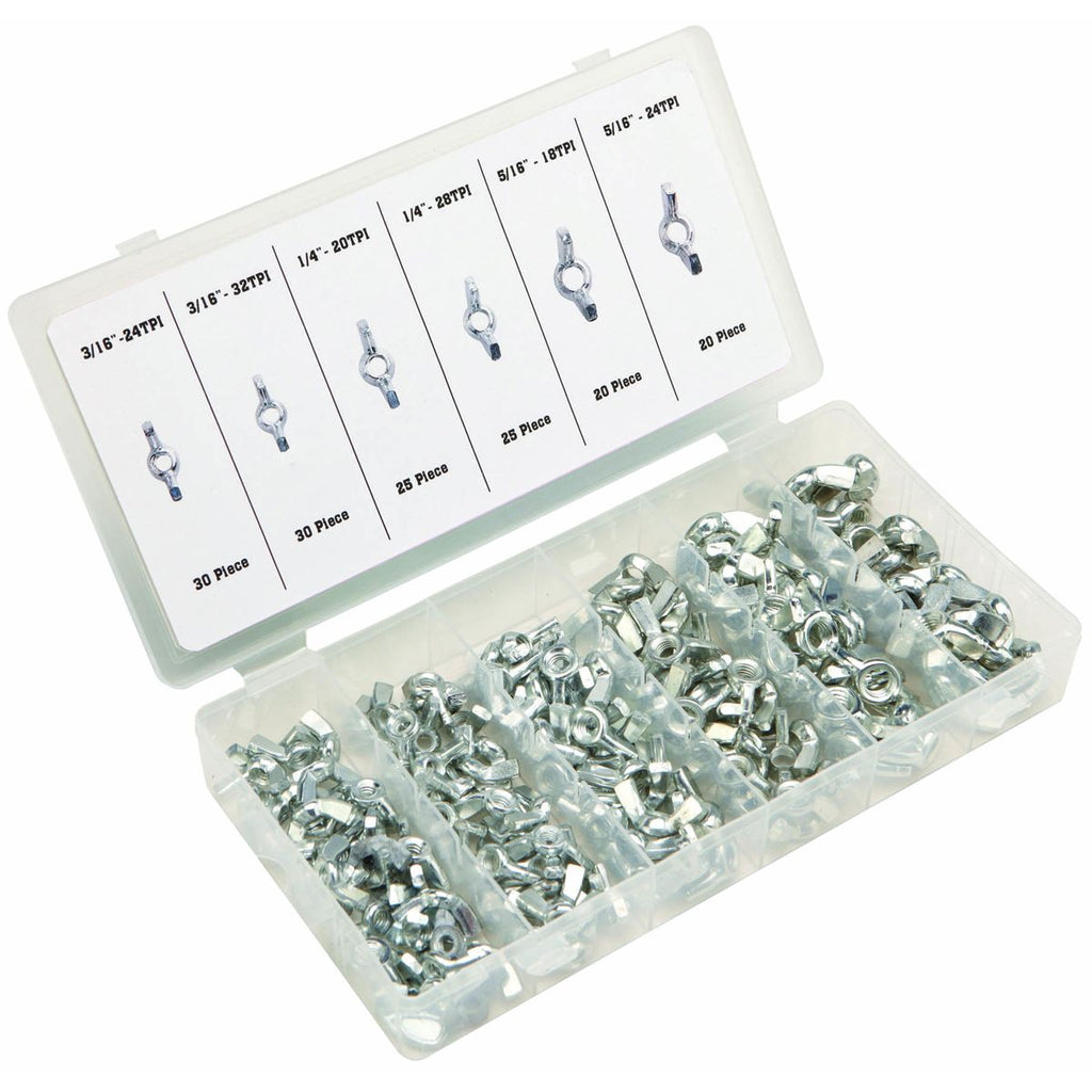Wing Nut Assortment, 150 Piece N375