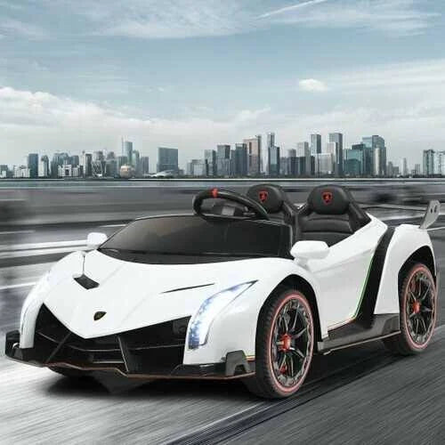 Black 2-Seater Licensed Lamborghini Ride on Car with RC E665