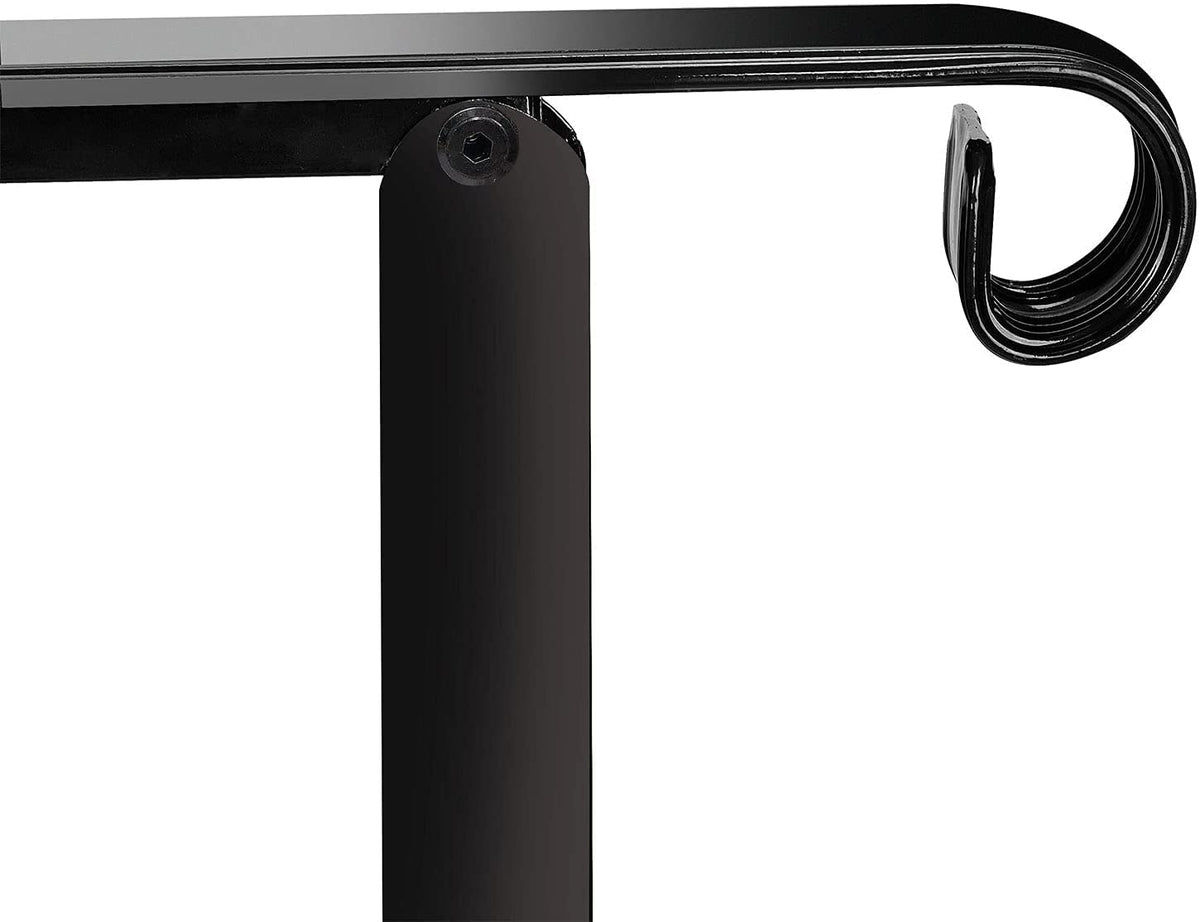 Black Wrought Iron Handrail for Outdoor Steps B8074