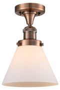 Large Cone 1 Light Semi-Flush Mount K545