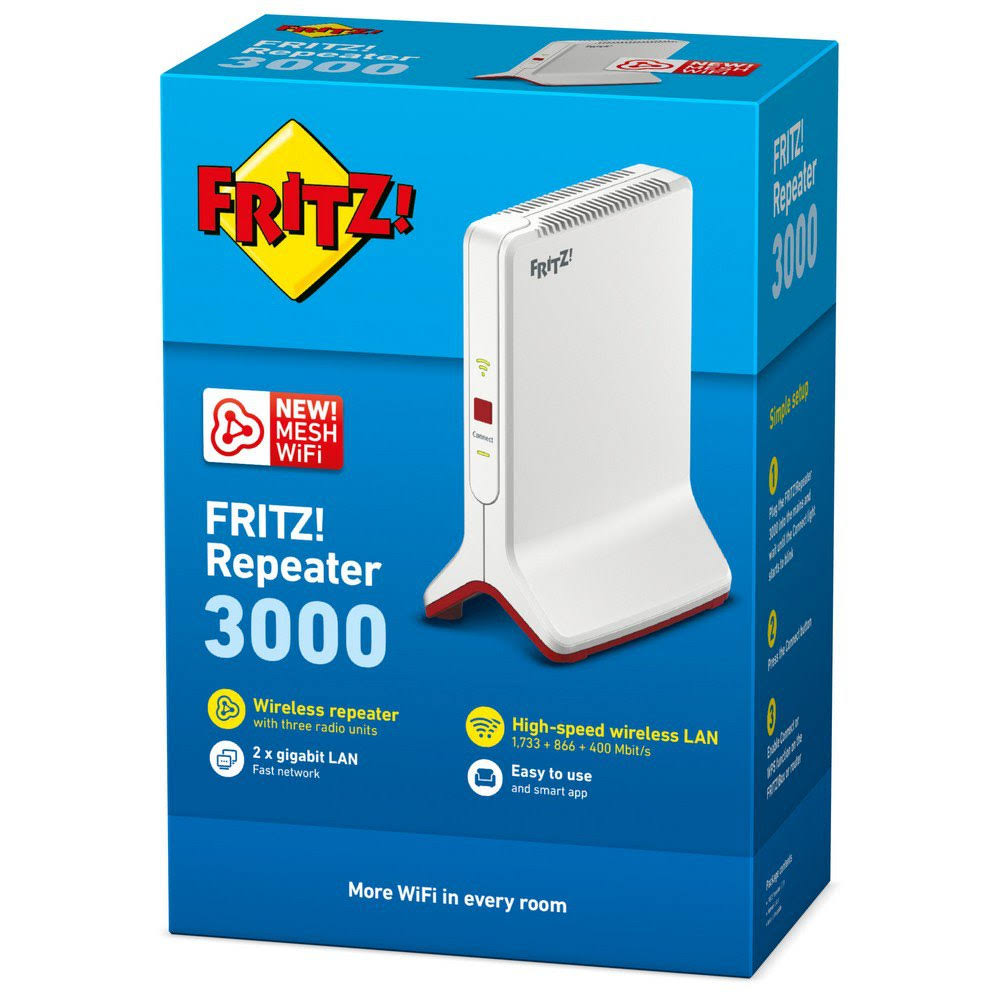 AC1700 WiFi Repeater White F85222